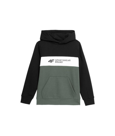 Sudadera 4F JBLM003 Niño verde