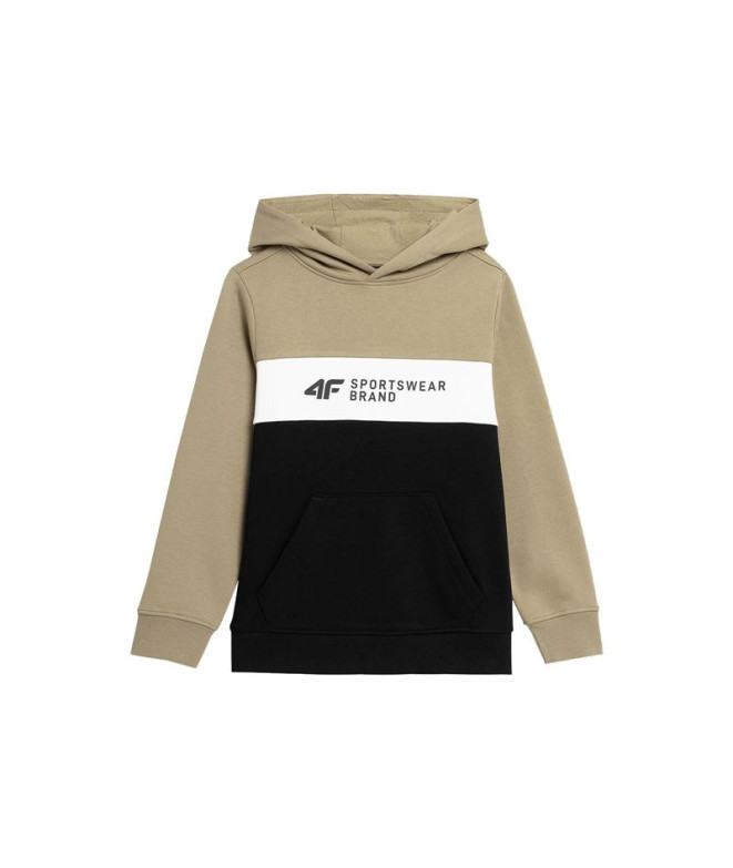 Sudadera 4F JBLM003 Niño Marrón