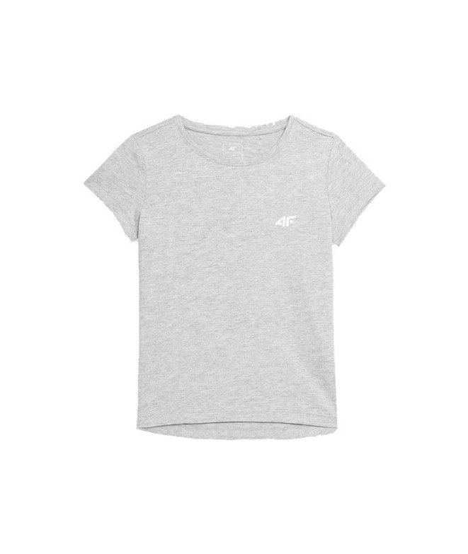 Camiseta 4F JTSD001 Niña gris