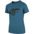 Camiseta 4F Melange Azul Niño