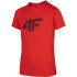 Camiseta 4F Melange Rojo Niño
