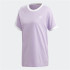Camiseta adidas 3 bandas lila Mujer