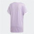 Camiseta adidas 3 bandas lila Mujer