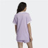 Camiseta adidas 3 bandas lila Mujer