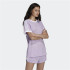 Camiseta adidas 3 bandas lila Mujer