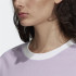Camiseta adidas 3 bandas lila Mujer