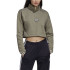 Sudadera adidas Cropped verde Mujer