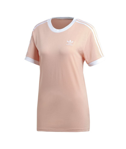Camiseta adidas 3 Stripes Rosa Mujer