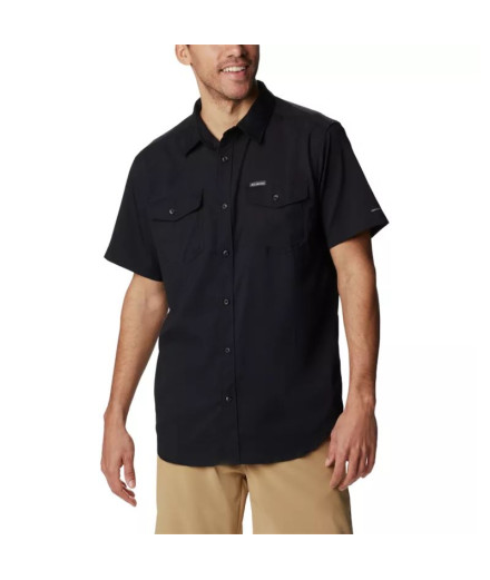 Camisa Columbia Utilizer™ II Solid Short Sleeve Hombre Negro