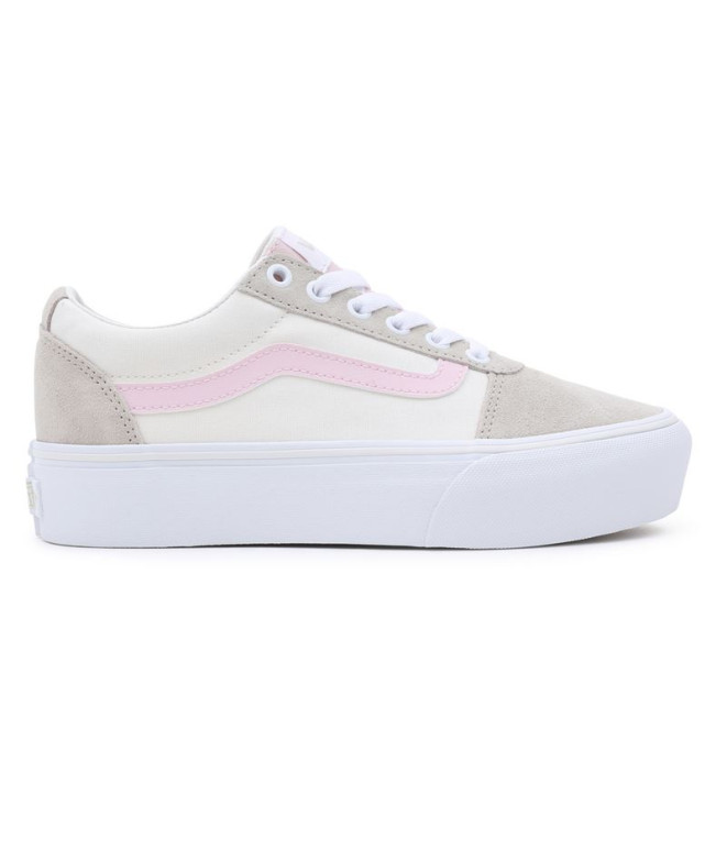 Zapatillas Vans Wm Ward Platform Blanco Mujer
