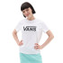 Camiseta Vans Wm Drop V Ss Crew-B Blanco Mujer