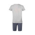Conjunto Kappa Grugliasco Off Gris Niña