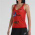 Camiseta de Pádel Bullpadel Orlas Delfi Brea Rojo Mujer