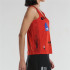 Camiseta de Pádel Bullpadel Orlas Delfi Brea Rojo Mujer