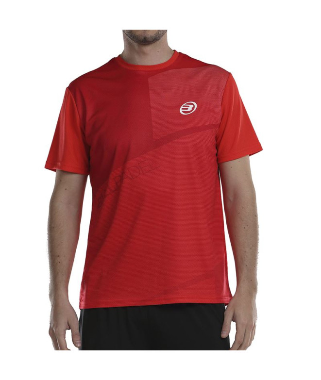 Camiseta de Pádel Bullpadel Afile Cereza Hombre