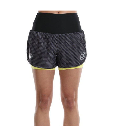 Pantalones de Pádel Bullpadel Lonja Negro Mujer