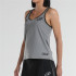 Camiseta de Pádel Bullpadel Lugar Gris Mujer