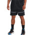 Pantalones de Baloncesto Under Amour Baseline Woven short t Ii Blk Hombre