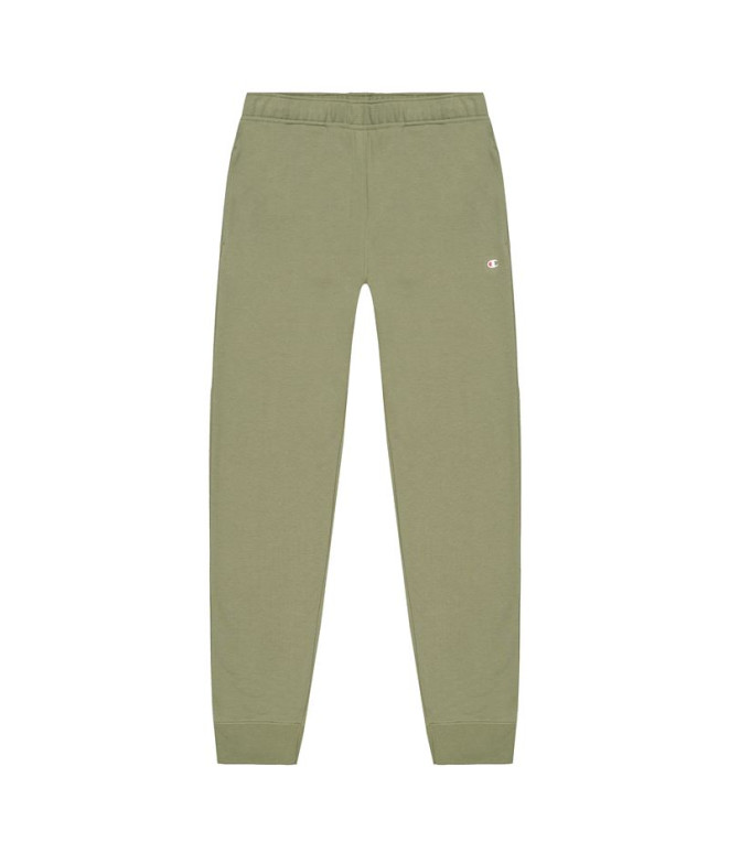 Pantalones Champion Rib Cuff Verde Hombre