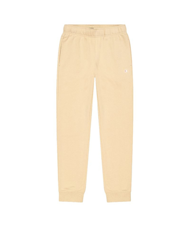 Pantalones Champion Rib Cuff Beige Hombre