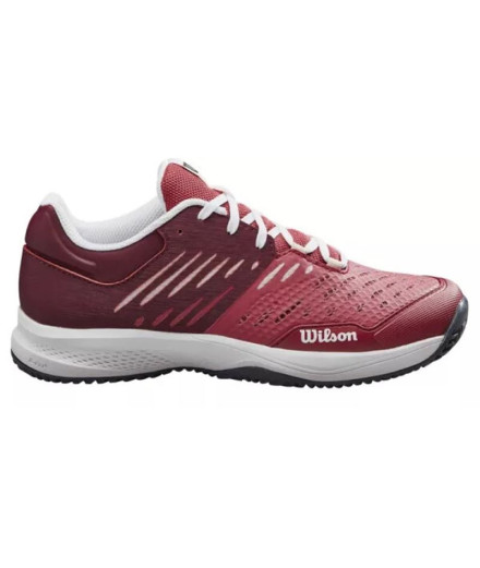Zapatillas de Tenis Wilson Kaos Comp 3.0 Granate Mujer