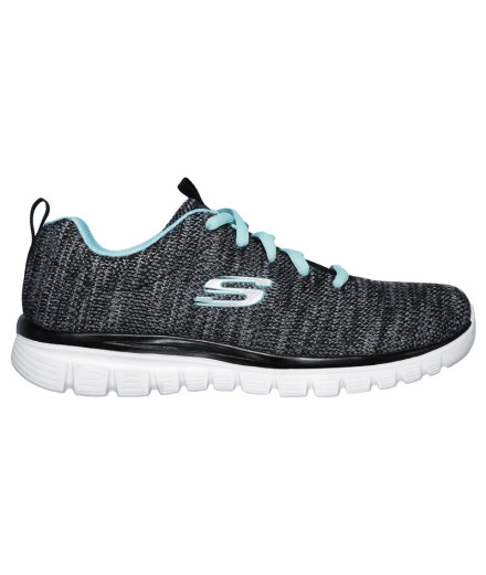 Zapatillas Skechers Graceful-Twisted For Mujer Black &...