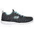 Zapatillas Skechers Graceful-Twisted For Mujer Black & Silver Turquoise