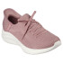 Zapatillas Skechers Ultra Flex 3.0-Brill Mujer Mauve Knit/Pink Trim