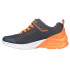 Zapatillas Skechers Microspec Max - Gorvix Gris Naranja Niño