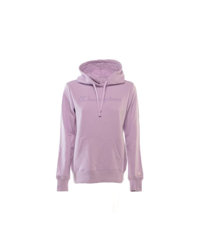 Sudadera Champion Hooded Sweatshirt Lila Mujer