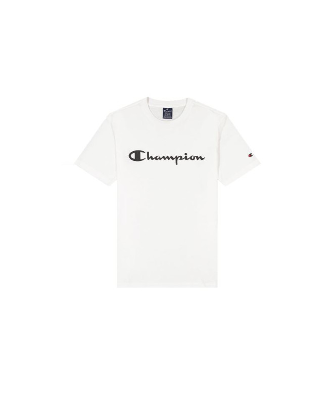 Camiseta Champion Crewneck Blanco Hombre Blanco