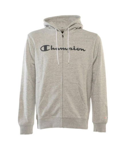Chaqueta Champion Hooded Full Zip Sweatshirt Gris Hombre