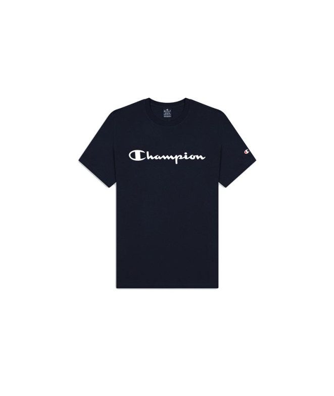 Camiseta Champion Crewneck Azul Hombre
