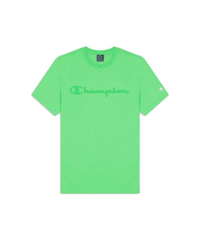 Camiseta Champion Crewneck Verde Hombre