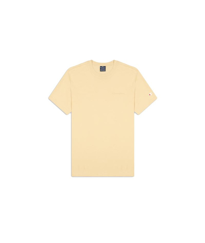 Camiseta Champion Crewneck Beige Hombre
