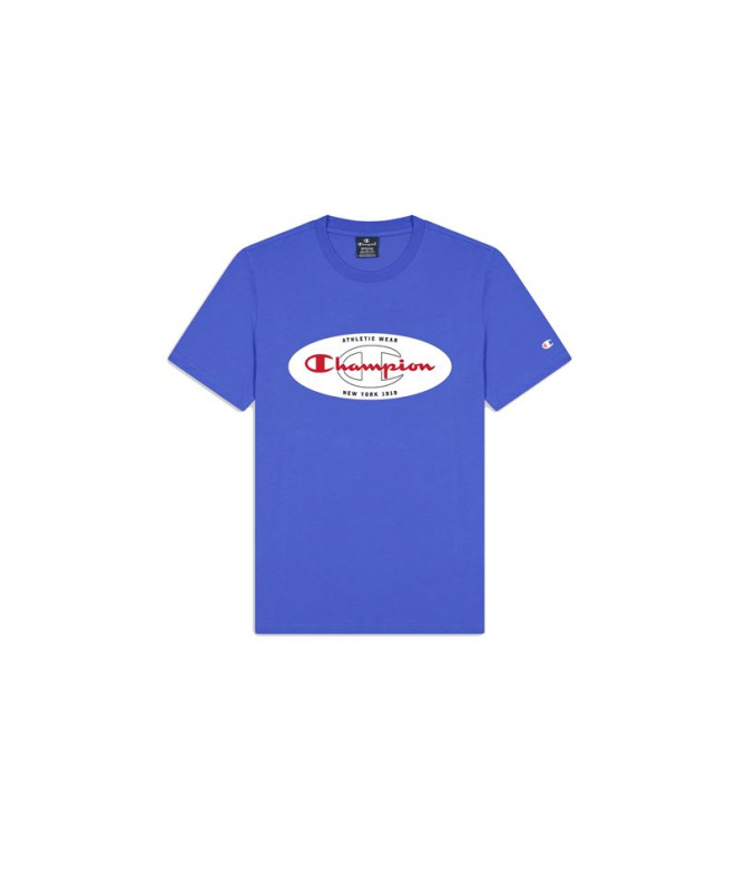 Camiseta Champion Crewneck Azul Hombre