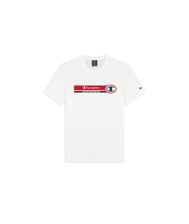 Camiseta Champion Crewneck Blanco Hombre