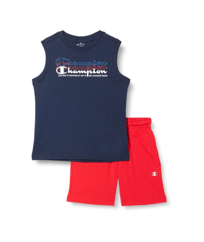 Conjunto Champion Set Azul Niño