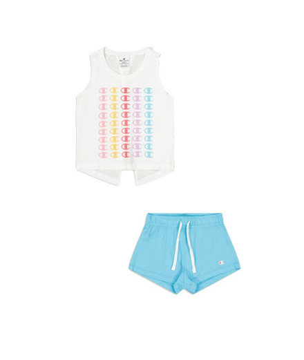 Conjunto Champion Set Blanco Niña