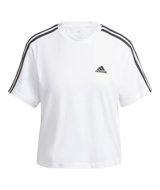 Camiseta adidas 3S Crop Top Mujer