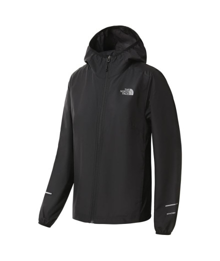 Cortavientos de montaña The North Face Run Wind Mujer Negro