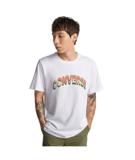 Camiseta Converse Grass Mirror Blanco Hombre