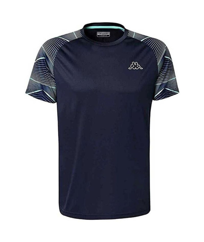Camiseta Kappa Eoste Graphik Azul Hombre