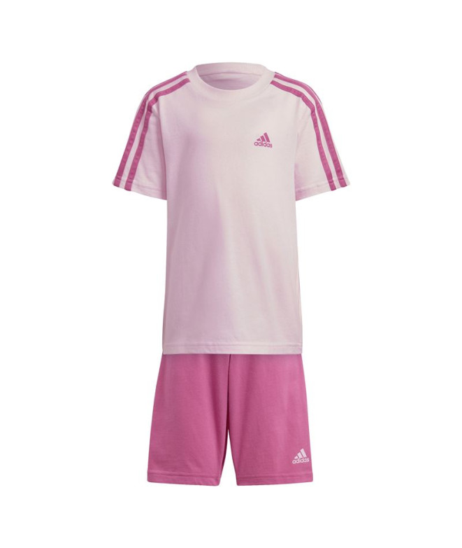 Conjunto adidas Lk 3S Co T Set Blanco Infantil