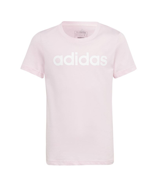 Camiseta adidas G Lin T Rosa Niña