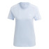 Camiseta adidas 3S T Azul Mujer