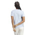 Camiseta adidas 3S T Azul Mujer