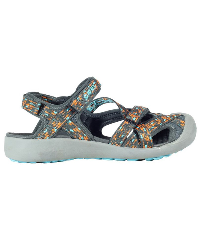 Sandalias de Montaña Hi-Tec Munda Charcoal-Red...