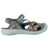 Sandalias de Montaña Hi-Tec Munda Charcoal-Red Orange-Blue Curaçao Mujer