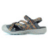 Sandalias de Montaña Hi-Tec Munda Charcoal-Red Orange-Blue Curaçao Mujer